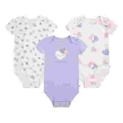Huggies Baby Girls 3-Pack Bodysuit Set, Sizes NB-18M