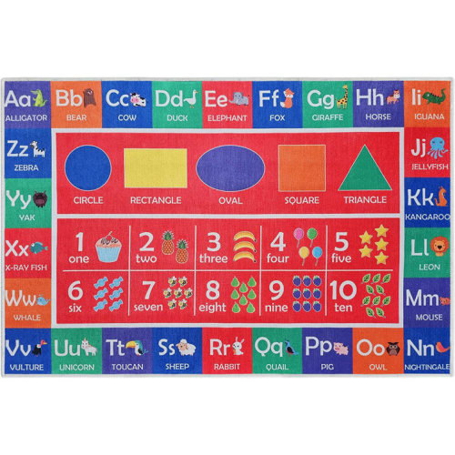 Acsa Rectangle Machine Woven Cotton Rug