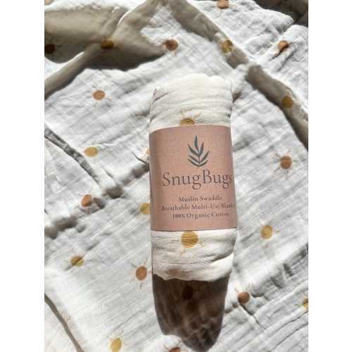 Sun Organic Cotton Swaddle Blanket
