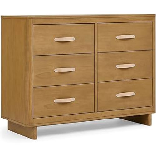 Delta Children babyGap Skye 6 Drawer Dresser with Interlocking Drawers Greenguard Gold Certified, Acorn