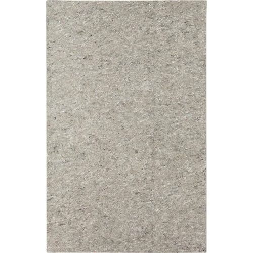 Mohawk Home 4' x 6' Non Slip Rug Pad Gripper 3/8 Thick Dual Surface Felt + Rubber Gripper - Safe for All Floors