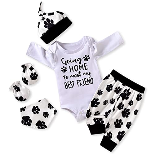 Aalizzwell Newborn Baby Boy Long Sleeve Outfit for Fall Winter