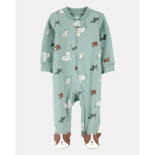 2-Way Zip Cotton Sleep & Play Pajamas (Carter’s) - pick pattern you like