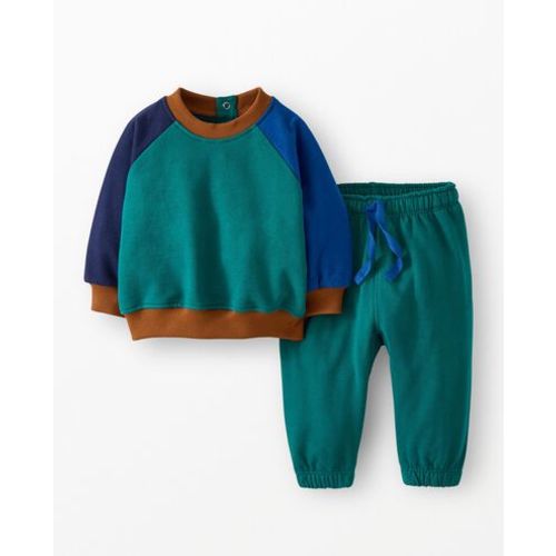 Baby French Terry Colorblock Sweatshirt & Sweatpants Set
