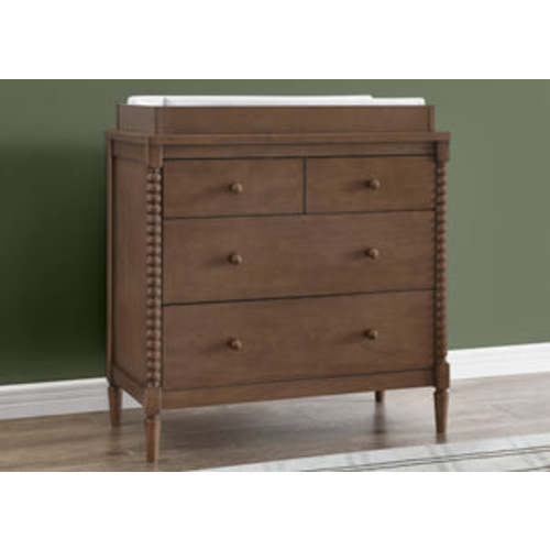 Saint 4 Drawer Dresser with Changing Top and Interlocking Drawers | Delta Children