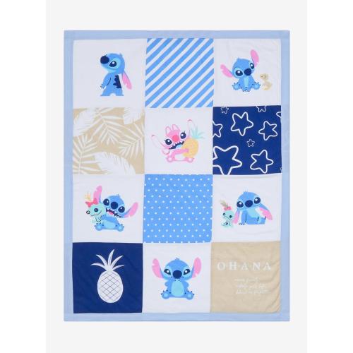 Disney Lilo & Stitch: The Series Baby Stitch & Angel Baby Blanket - BoxLunch Exclusive