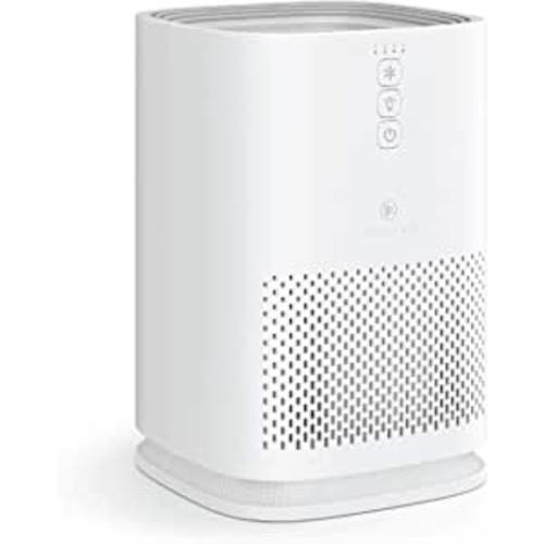 Medify MA-14 Air Purifier with H13 True HEPA Filter | 200 sq ft Coverage | for Allergens, Wildfire Smoke, Dust, Odors, Pollen, Pet Dander | Quiet 99.9% Removal to 0.1 Microns | White, 1-Pack