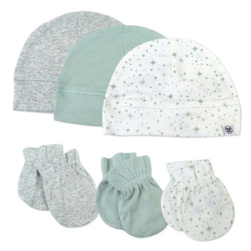 6-Piece Organic Cotton Mitt and Hat Set | Honest Baby Clothing