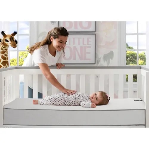 Simmons Kids Beautyrest Black Solitaire 2-Stage Crib Mattress
