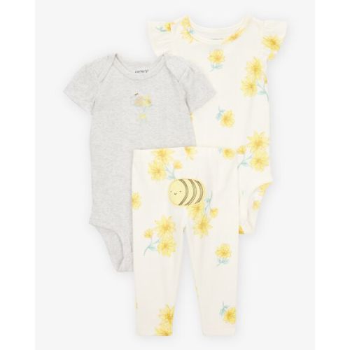 Baby 3-Piece Bee Little Character Set® - Cream/Yellow - Carter's | Carter's
