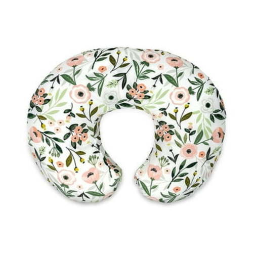 Nursing Pillow for nursing, bottle feeding,and bonding, Ergonomic Nursing Essentials for Bottle and Breastfeeding, Firm Fiber Fill, with Removable Pillow Cover, Machine Washable