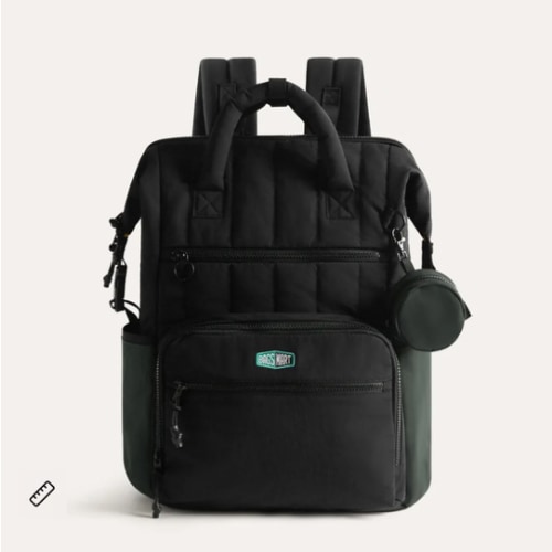 Walker 25L Featherlight Travel Diaper Backpack in Black