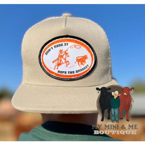 Throwback Cap - Rope The Brisket – MY MINI & ME