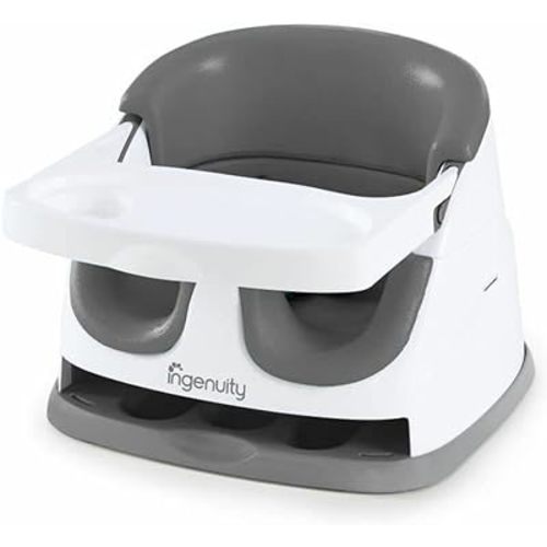 Ingenuity Baby Base 2-in-1 Seat - Slate - Booster Feeding Seat