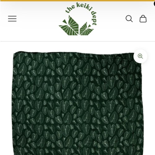 The Keiki Dept Bamboo Kapa Moe (Muslin Swaddle Blanket)