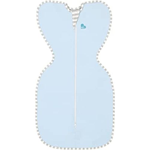 Love To Dream Swaddle UP, Blue, Newborn, 5-8.5 lbs., Dramatically better & Allow baby to sleep in their preferred arms up position for self-soothing, snug fit calms startle reflex