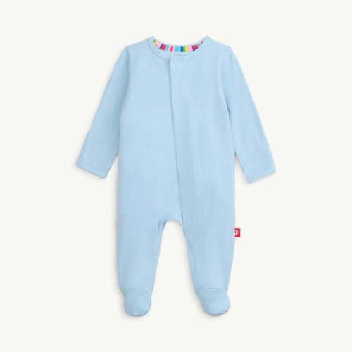 baby blue modal magnetic parent favorite footie