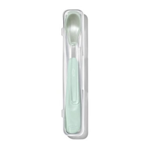 OXO Tot Baby Travel Feeding Spoon, for ages 6+ Months, Opal