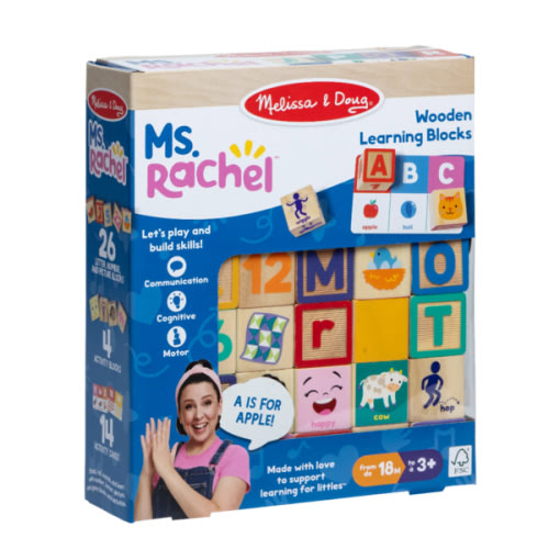 Wooden Learning Blocks – Ms Rachel | Official Site