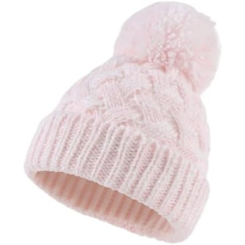 Knit Toddler Girl Winter Hat Autumn Baby Boy Beanie Twist Infant Beanies Kids Hats with Pompom