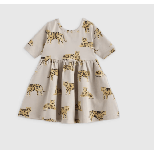 Organic Cotton Skater Dress - Baby Girl