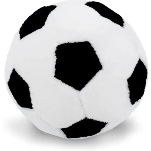 June Garden 2.5" My First Soccer Ball - Plush Baby Rattle Toy - Safe Soft Sports Toy for Infants Boys and Girls