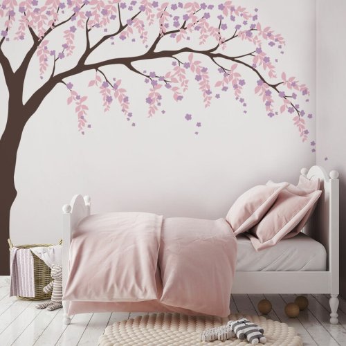 Viv + Rae™ Willow Tree with Cherry Blossoms Wall Decal & Reviews | Wayfair