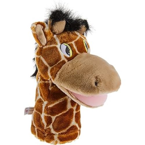Aurora® Interactive Hand Puppet Jolie™ Stuffed Animal - Storytelling Adventures - Playful Learning - Brown 10 Inches