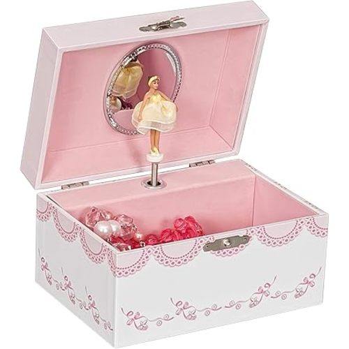 Mele and Co Cora Girl's Musical Ballerina Jewelry Box