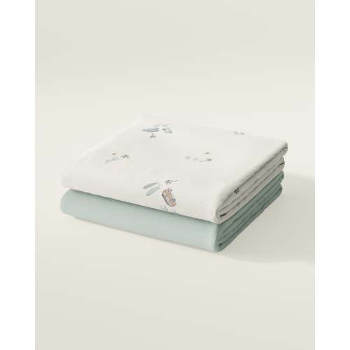 Shorebreak Mini Crib Sheet Set | Nestig