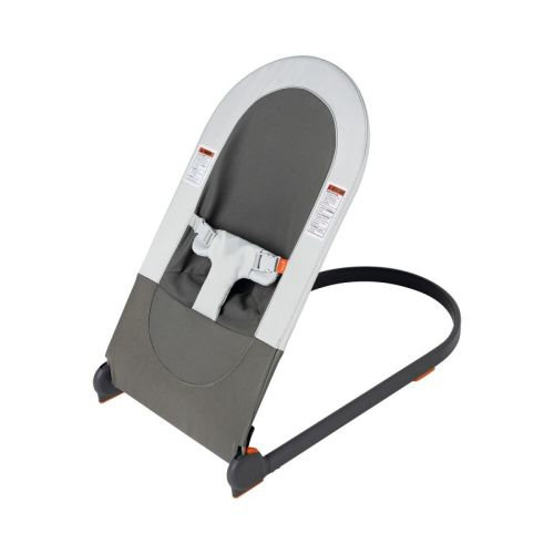 Boon Slant Portable Lightweight Folding Baby Bouncer Seat for Infants - Gray