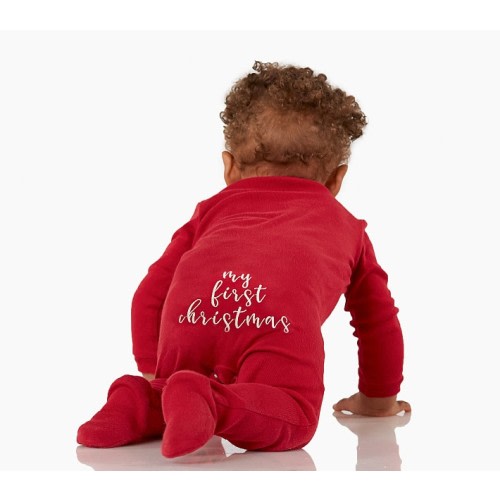 My First Christmas Organic Cotton Baby Pajama