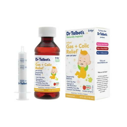 Dr. Talbot's Homeopathic Children's Gas and Colic Relief with Cell Salts, 4 fl oz