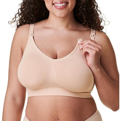 Bravado Designs Body Silk Seamless Nursing Bra for Breastfeeding, Wireless Maternity Bra