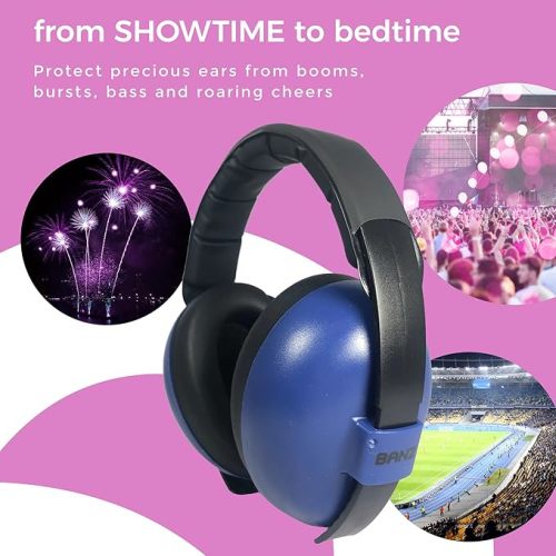 Banz Bubzee Baby Headphones for Noise Protection - Baby Ear Muffs, Newborn Infant & Toddler, 0 to 36 Months, Adjustable