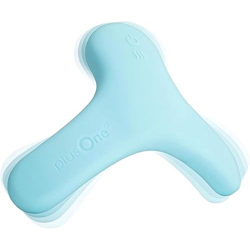 plusOne Breast & Body Massager for Breastfeeding and Postpartum Care – Heated Lactation Support Tool, Hands-Free Bra-Fit Design, Waterproof, Silicone for Nursing, Pumping, and Full-Body Comfort