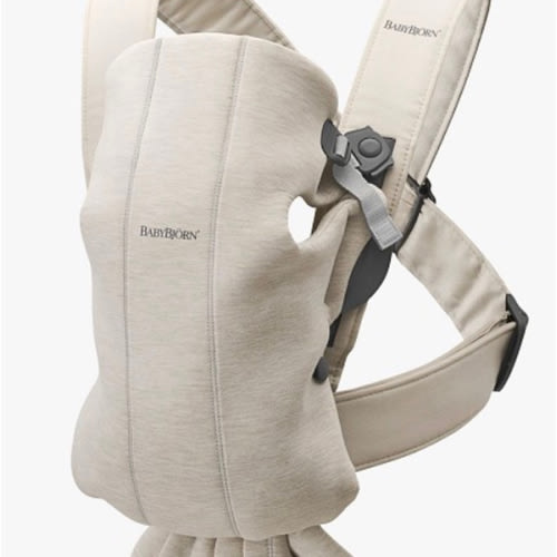 BabyBjörn Baby Carrier Mini - Light Beige 3D Jersey