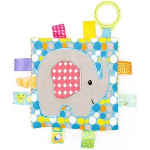 Taggies Crinkle Me Toy, Elephant