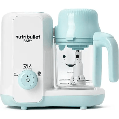 nutribullet Baby NBY-50200 Steam + Blend, White/Blue (Renewed)