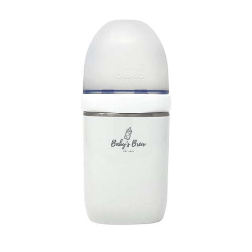 Open Box Baby's Brew Portable Bottle Warmer Pro - Leak-Proof Design, Travel-Friendly, White