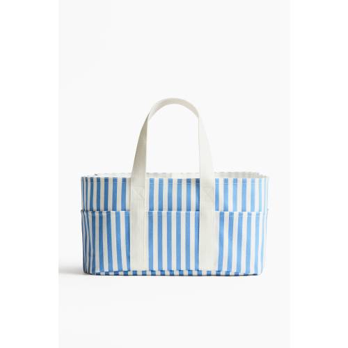 Blue/striped Cotton Twill Diaper Caddy at H&M Home | H&M US