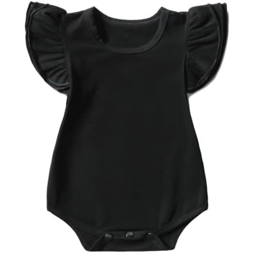 Baby Girl Ruffle Sleeve Onesies Quality Cotton Clothes