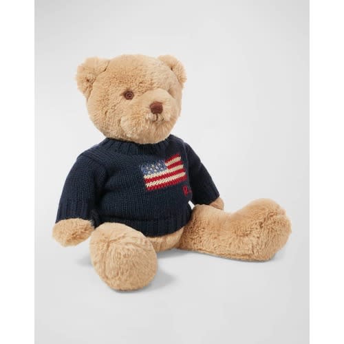 Small Flag-Sweater Polo Bear | Ralph Lauren