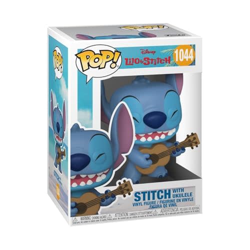 Funko Pop Disney: Lilo & Stitch - Stitch with Ukelele - Collectable Vinyl Figure - Gift Idea - Official Merchandise - Toys for Kids & Adults - Cartoon/Animation Fans - Model Figure for Collectors