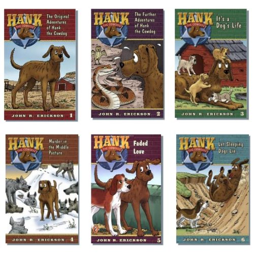 Hank the Cowdog 1-6 Book Set (Original Adventures of Hank The Cowdog, Further Adventures of Hank the Cowdog, It's A Dogs Life, Murder in the Middle Pasture, Faded Love, Let Sleeping Dogs Lie)