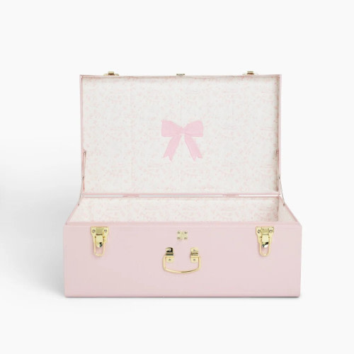 Petite Keep Quick Ship Pink Bow Grand Baby Trunk