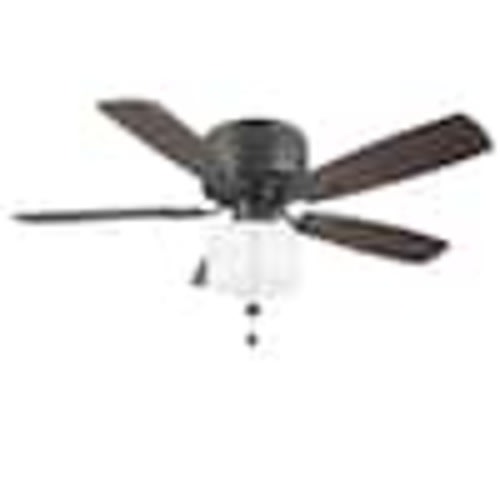 PRIVATE BRAND UNBRANDED Bellina 42 in. Oil-Rubbed Bronze Ceiling Fan with Light Kit RH5H1-ORB