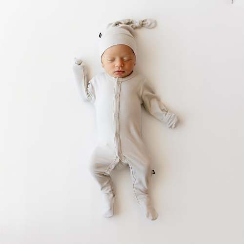 Footie Pajamas in Oat | Baby Pajamas | Kyte Baby