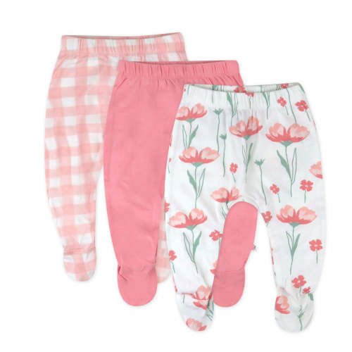 3-Pack Organic Cotton Footed Pants | Honest Baby Clothing