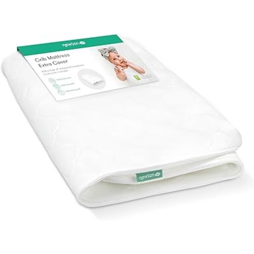 Newton Baby Crib Mattress Spare Cover | 100% Breathable Proven to Reduce Suffocation Risk, Safe, Machine Washable, Non-Toxic, Rest Easy - Cloud White (Cover ONLY)